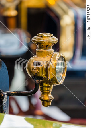 Vintage car - technology background 58753328