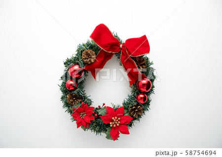 Christmas holiday greeting design mockup on white Christmas holiday greeting design mockup on white 58754694