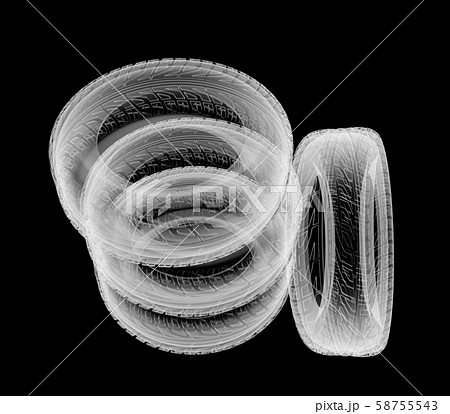 Car wheels X-Ray style 58755543