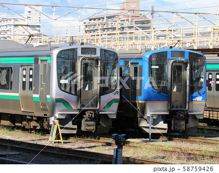 仙台市宮城野区 仙台車両センターの電車 仙台市宮城野区 仙台車両センターの電車 58759426