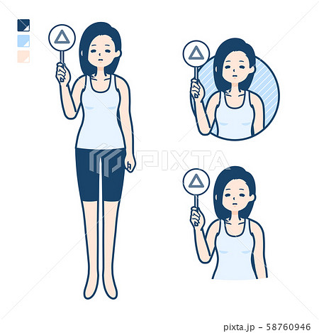 simple tank top woman_Triangle-panel 58760946