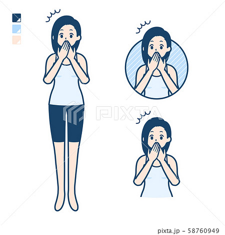 simple tank top woman_Accident simple tank top woman_Accident 58760949
