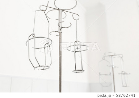 metal stand for droppers, intravenous infusions. 58762741