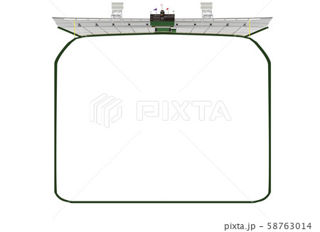 甲子園 フレームのイラスト素材