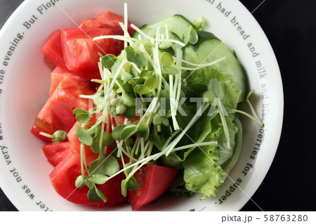 野菜サラダ 58763280