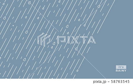 Rain Vector Pattern It S Rainy Season のイラスト素材