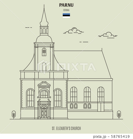 St. Elizabeth's Church in Parnu, Estonia  58765419