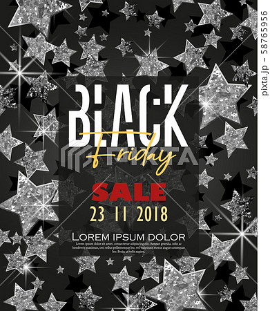 Stars background. Black Friday 58765956