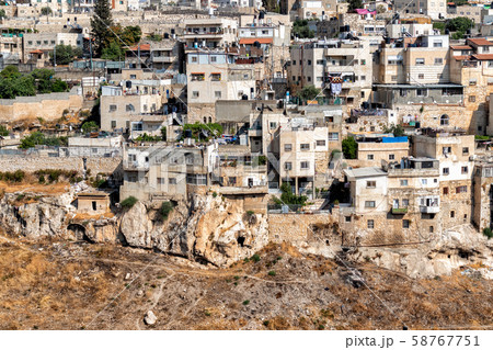 Silwan Neighborhood in Jerusalem Silwan Neighborhood in Jerusalem 58767751