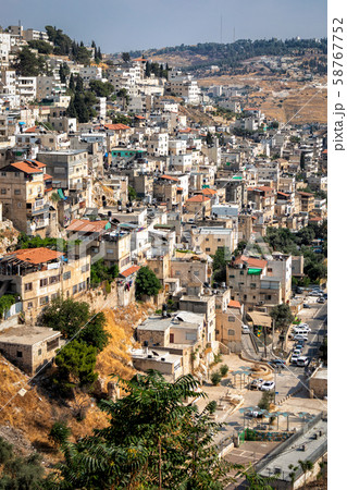 Silwan Neighborhood in Jerusalem Silwan Neighborhood in Jerusalem 58767752