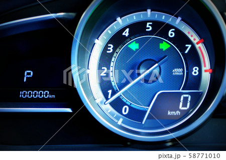 走行距離　１０００００ｋｍ　タコメーター 58771010