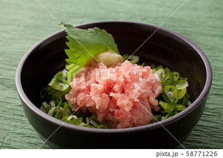 ネギトロ　　マグロのたたき 58771226