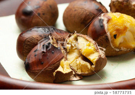 焼き栗 焼き栗 58773735