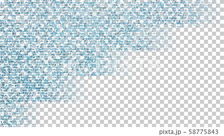 CGパーティクル トライアングルの紙吹雪 CGパーティクル トライアングルの紙吹雪 58775843