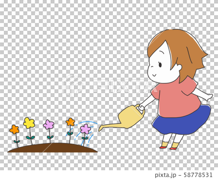 噴壺的女孩 噴壺的女孩 58778531