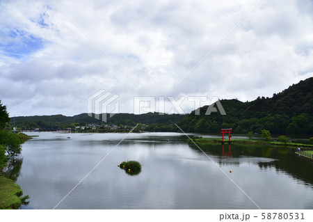 亀山湖の風景 亀山湖の風景 58780531