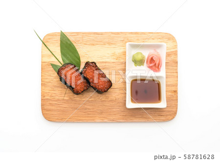 Salmon roe nigiri sushi - japanese food style 58781628