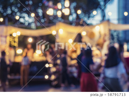 Festival Event Party outdoor People Blur Background 58791713