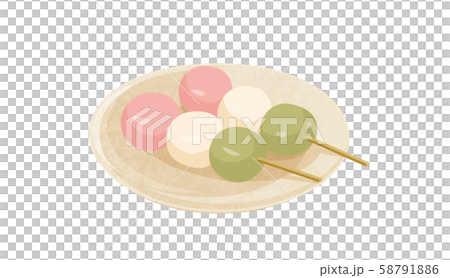 三色だんご 三色だんご 58791886