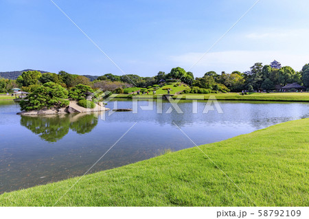 岡山後楽園　岡山城 58792109