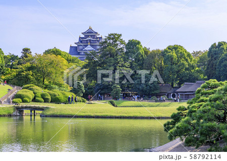 岡山後楽園 岡山城 岡山後楽園 岡山城 58792114