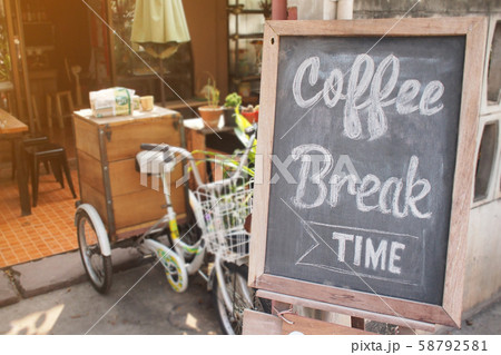 coffee Break time ,coffee shop 58792581