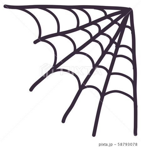 Spider corner cobweb icon. Cartoon vector illustration. 58793078