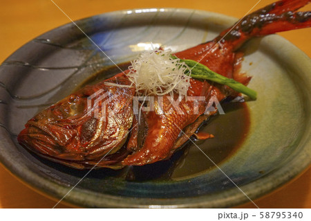 金目鯛 煮付け 和食 伊豆 『地金目』 金目鯛 煮付け 和食 伊豆 『地金目』 58795340