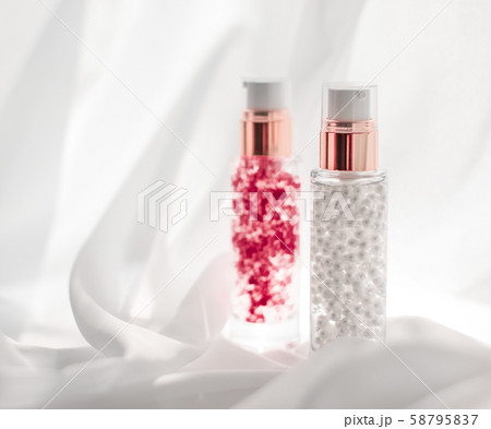 Skincare serum and make-up primer gel bottle, Skincare serum and make-up primer gel bottle, 58795837