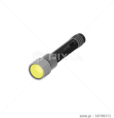 Color Vector Image Pocket Flashlight Icon On A のイラスト素材