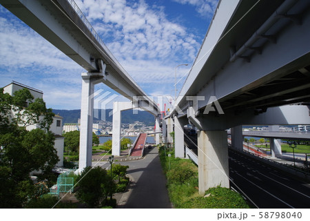 経済大動脈 六甲大橋 ハーバーハイウェイ 58798040