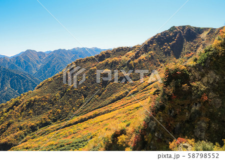 Beautiful landscape Tateyama Kurobe alpine in Beautiful landscape Tateyama Kurobe alpine in 58798552