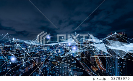 VR 5G AI 人工知能 フィンテック Fintech MaaS ICT ブロックチェーン 3D 58798979