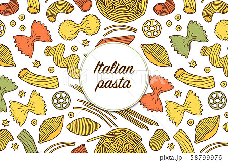 flyer with pasta flyer with pasta 58799976