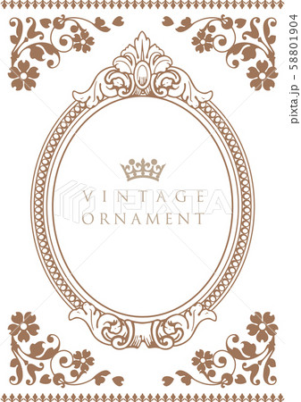 ビンテージフレーム 桜飾り 12-4 ビンテージフレーム 桜飾り 12-4 58801904