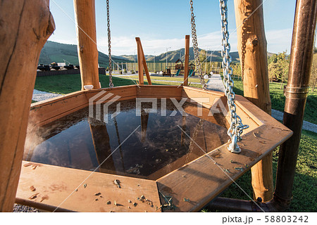 Bathing, spa and relax in the mountain Bathing, spa and relax in the mountain 58803242