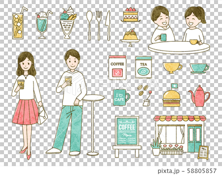 カフェセット カフェセット 58805857