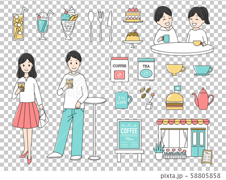 カフェセット 58805858