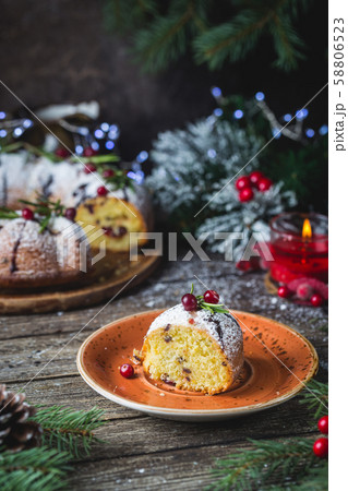 Homemade christmas cake Homemade christmas cake 58806523