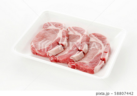 ポークステーキ肉（ロース） 58807442