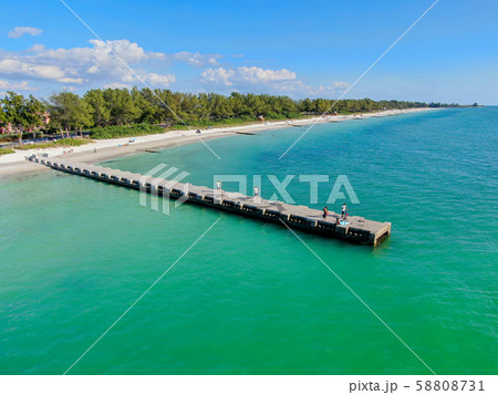 Cortez beach and little pier, Anna Maria Island 58808731