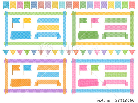 和柄マスキングテープ Japanese pattern masking tape 和柄マスキングテープ Japanese pattern masking tape 58813066