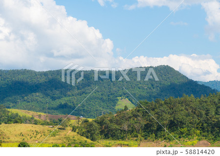 Mountain and sky. Mountain and sky. 58814420