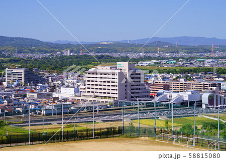 城址公園から望む木津川市内１ 58815080