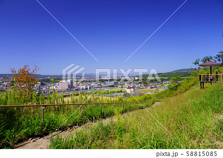 城址公園から望む木津川市内６ 58815085