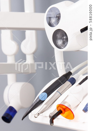 Dental instruments, tools and x-ray machine 58816000