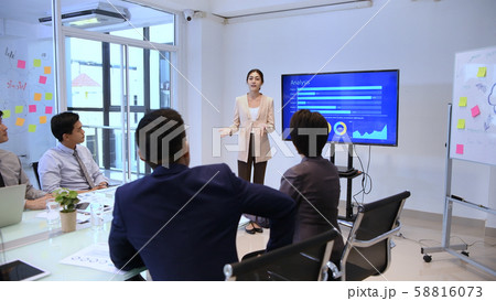 Business concepts. Young business women are Business concepts. Young business women are 58816073