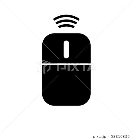 Computer wireless mouse icon. Computer wireless mouse icon. 58816336