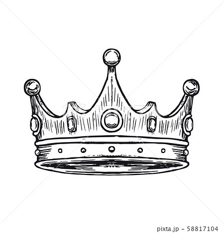 indian king crown vector