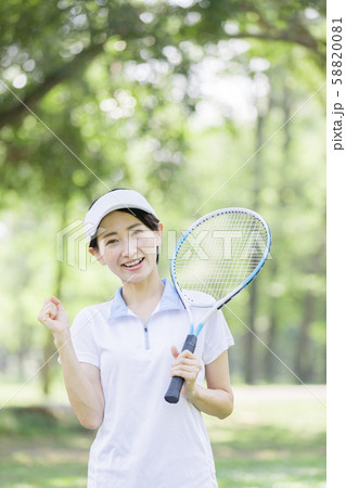 女性 テニス 女性 テニス 58820081